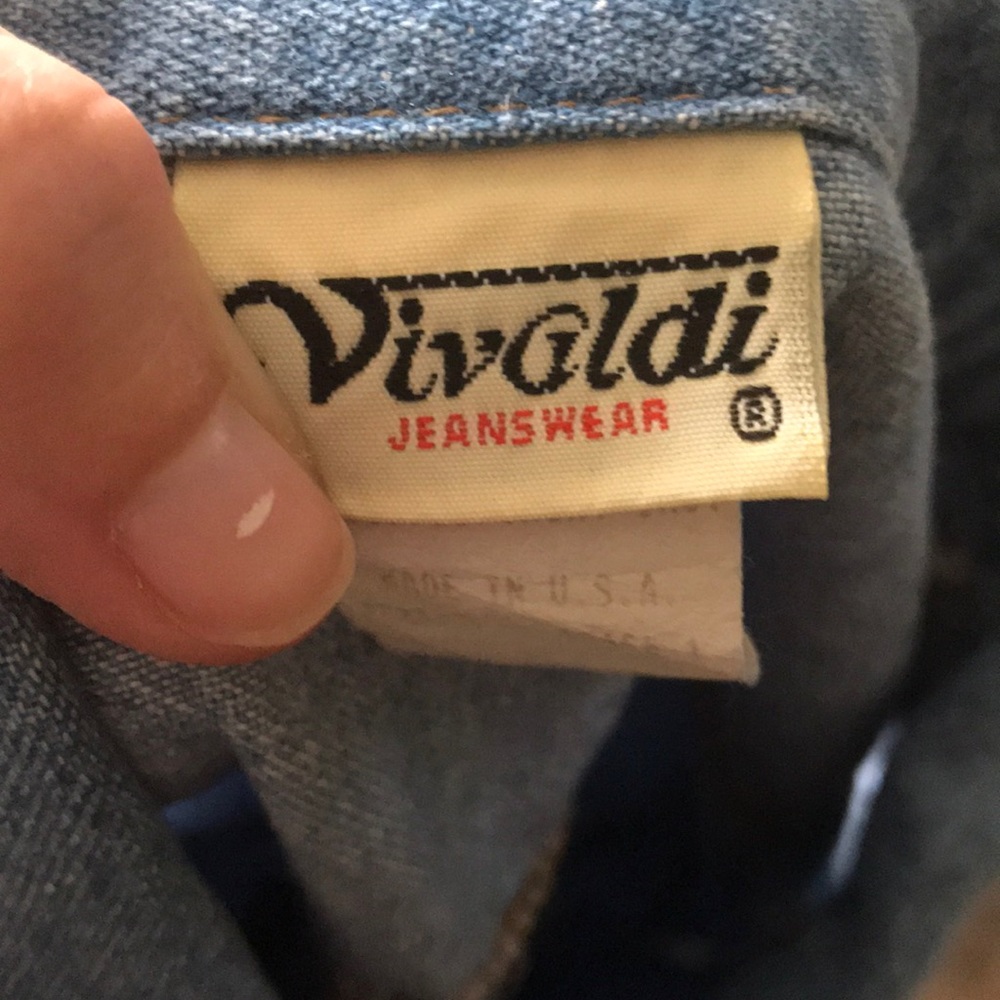 ⭐️90s Vintage blue jean vest or dress - Picture 10 of 13